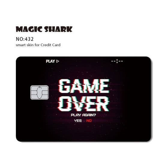 Card Anime Stylish Funny Matte 3M PVC Sticker For Credit Card Large Small Chip