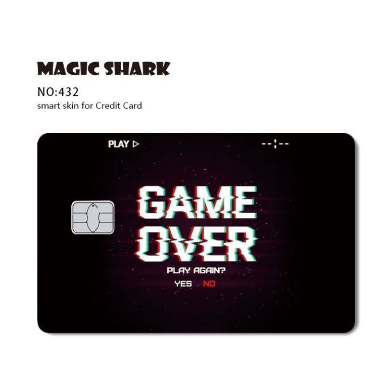 Card Anime Stylish Funny Matte 3M PVC Sticker For Credit Card Large Small Chip