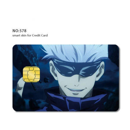 Anime Gojo Satoru Credit Card HD Stickers Credit Card Film Waterproof Stickers For Gifts Toys