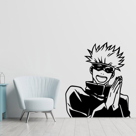 New Design Anime Jujutsu Kaisen Wall Stickers Removable Vinyl Mural Poster For Kids Room Living Room Home Decor Vinyl Decals - Image 2