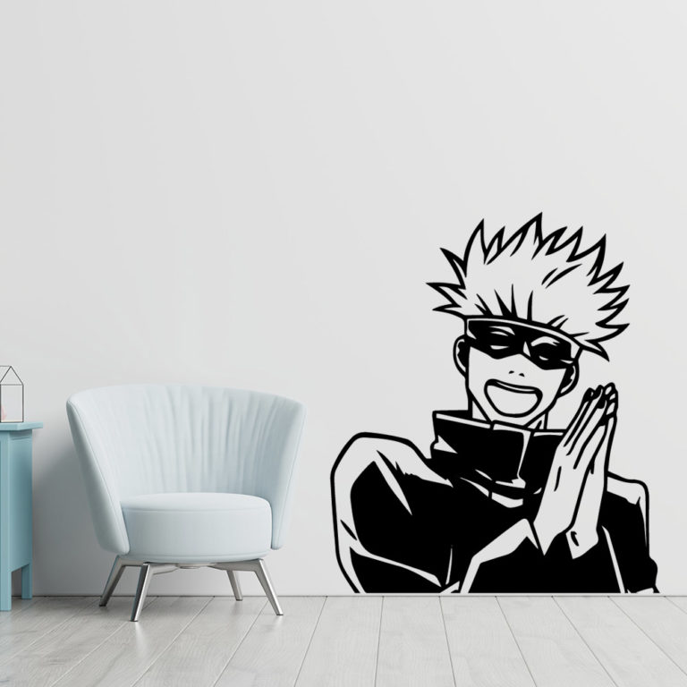 New Design Anime Jujutsu Kaisen Wall Stickers Removable Vinyl Mural Poster For Kids Room Living Room Home Decor Vinyl Decals - Image 2