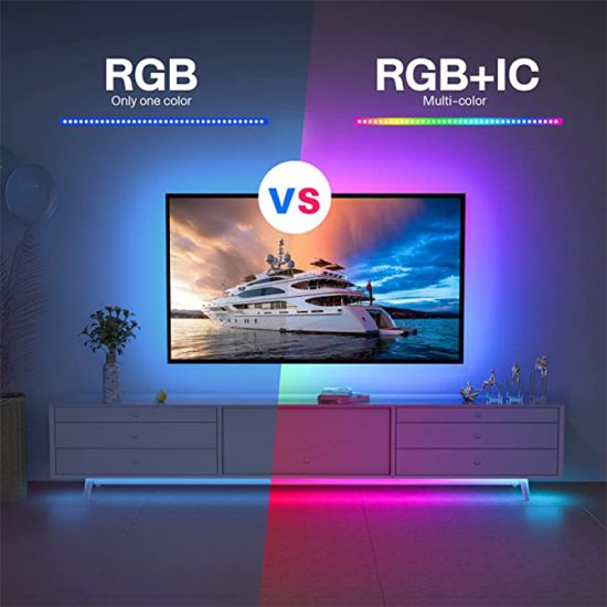 LED Strip 1m-30m RGBIC Bluetooth App Control Chasing Effect Lights Flexible Tape Diode Ribbon Pc Case Decore TV BackLight Room Decorate - Image 2