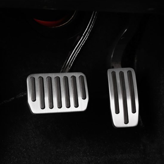 Aluminum Alloy Accelerator Brake Rest Pedal Car vxvb For Tesla Model 3 Y Accessories Foot Pedal Pads Covers Three