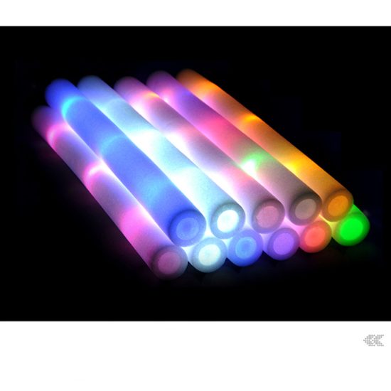 LED Glow Sticks RGB Foam Dark Light For Birthday Wedding Party Supplies - Image 3
