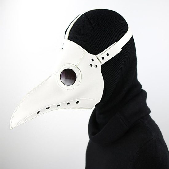 PU Steampunk Bird Plague Doctor Mask Long Nose For Party Carnival Costume Props Accessories - Image 2