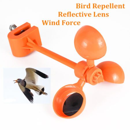 New 360° Drive Away Bird Device Bird Scarer Bird Repeller Crow Crop Garden