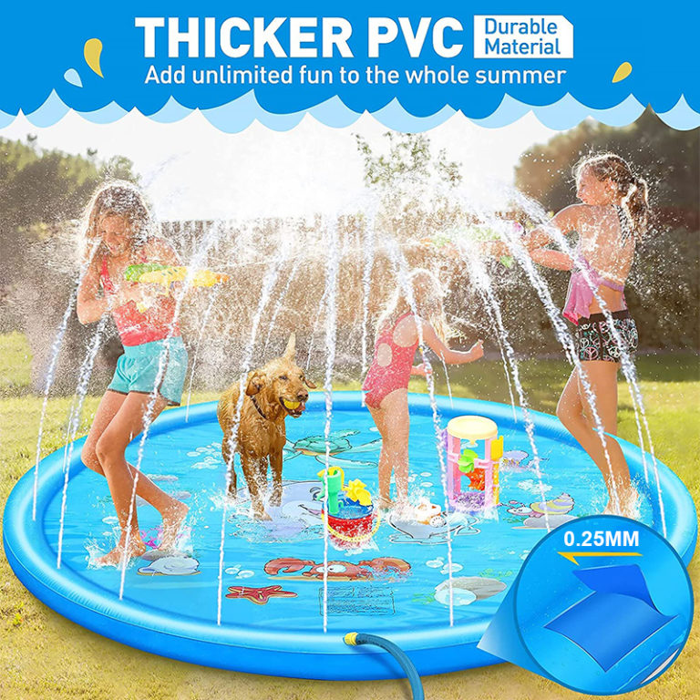 Children Play Water Spray Pad Outdoor Game Toy Lawn Swimming Pool Mat Kids Toys - Image 2