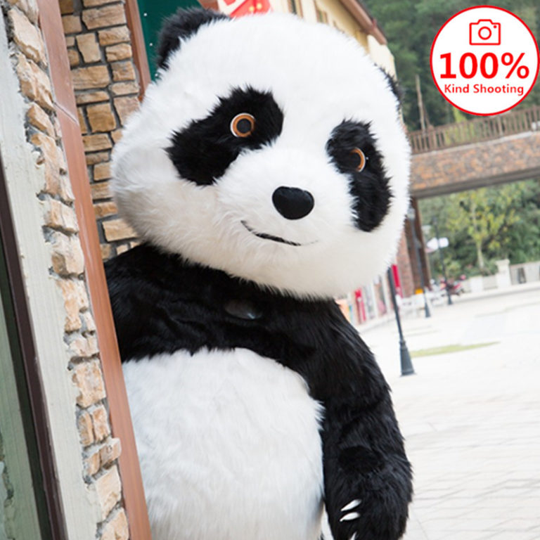 Giant Panda Inflatable Costume Street Funny Polar Bear Mascot Costume For Party Cosplay Plush Doll Inflatable Mascot Costume - Image 3