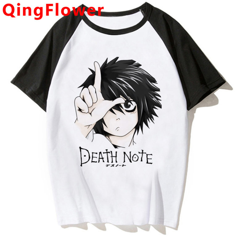 Japanese Anime Death Note T Shirt Kawaii Bleach Ichigo Tees Misa Manga - Image 3