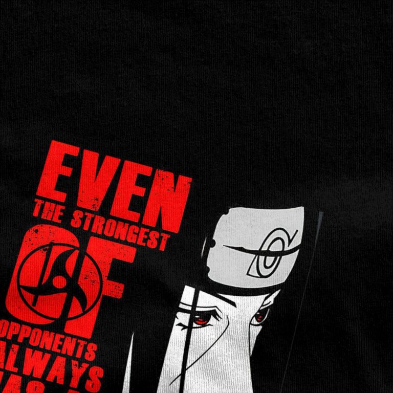 Itachi Uchiha T-Shirts for Men Women Anime Manga Cotton Short Sleeve - Image 2