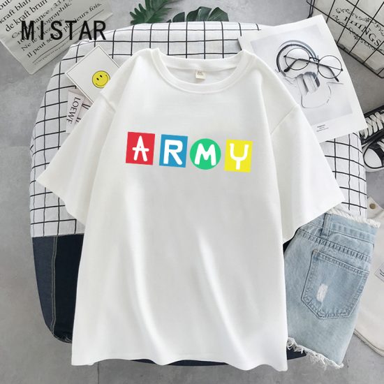 Tops Korean dynamite fans T-shirt Harajuku KPOP Graphic Tshirt Summer - Image 3