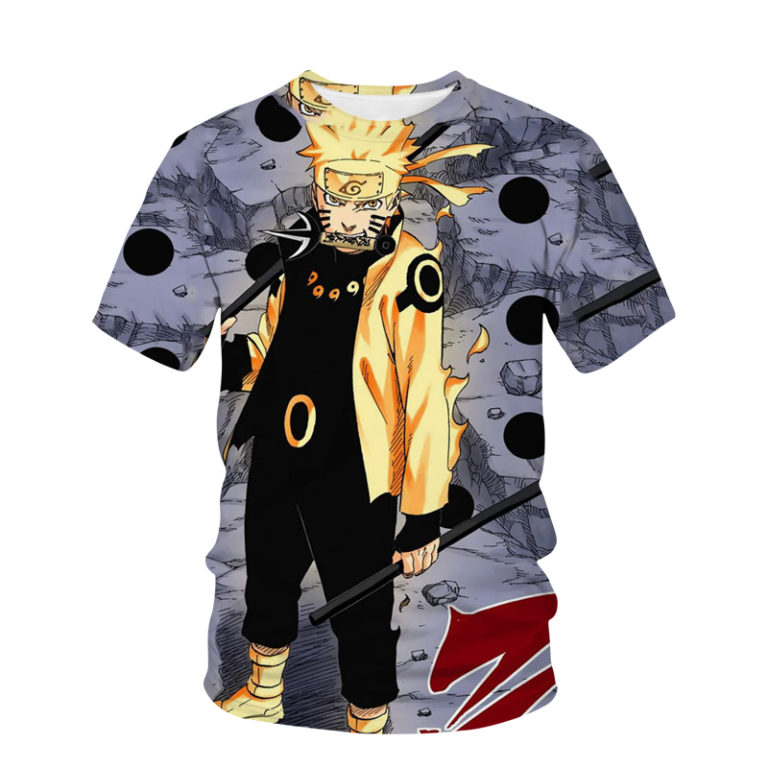 Anime Naruto T Shirt 3D Casual Cute Clothing - Image 3