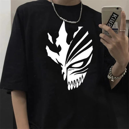 Hot Japanese Anime Bleach T Shirt Men Zaraki Kenpachi Graphic