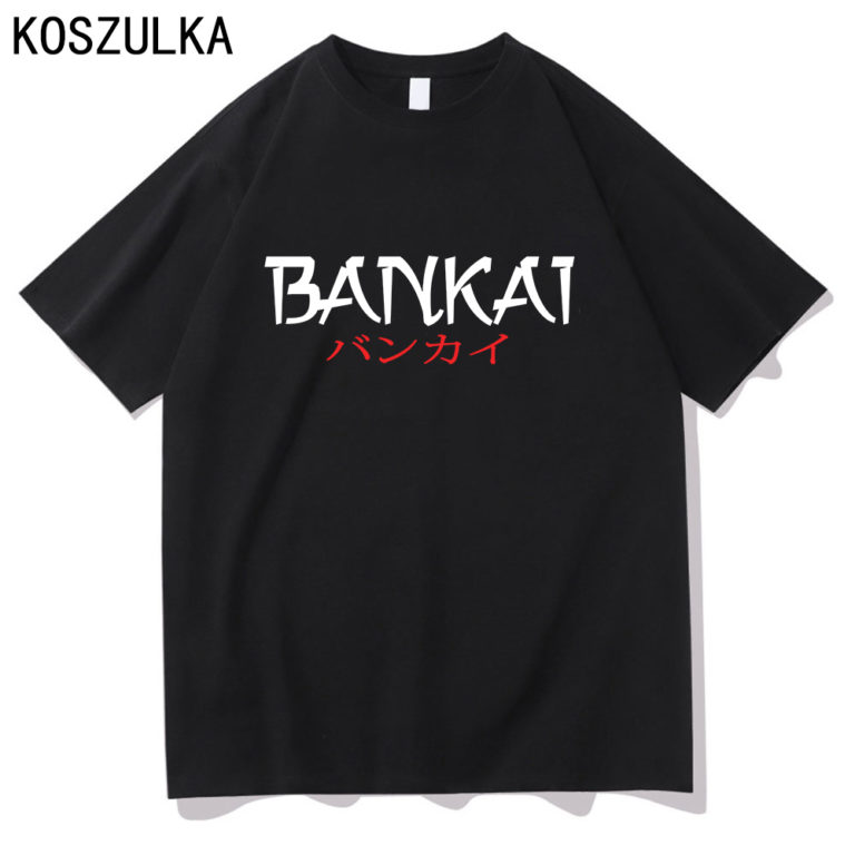 Hot Anime Bleach Ichigo T-shirt Cotton Summer T Shirts Manga Men Hip Hop Clothing