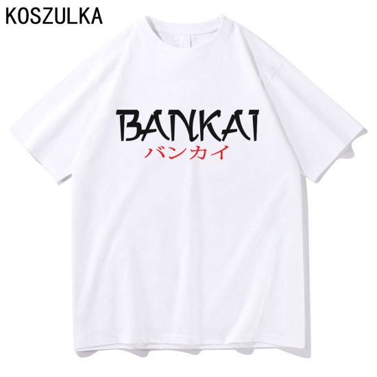 Hot Anime Bleach Ichigo T-shirt Cotton Summer T Shirts Manga Men Hip Hop Clothing - Image 3