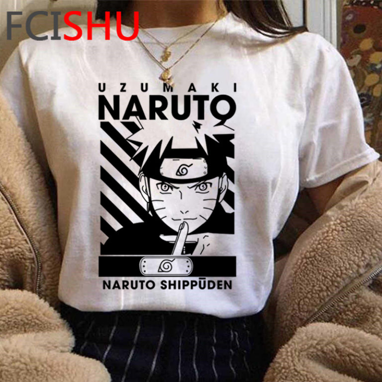 T Shirt Japanese Anime Narotu Top Tees - Image 2