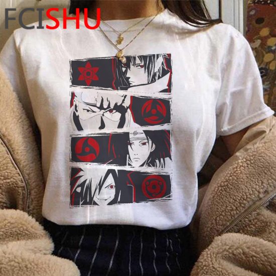 T Shirt Japanese Anime Narotu Top Tees - Image 3