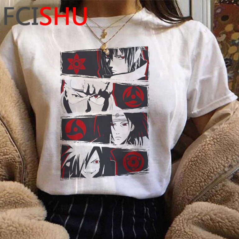 T Shirt Japanese Anime Narotu Top Tees - Image 3