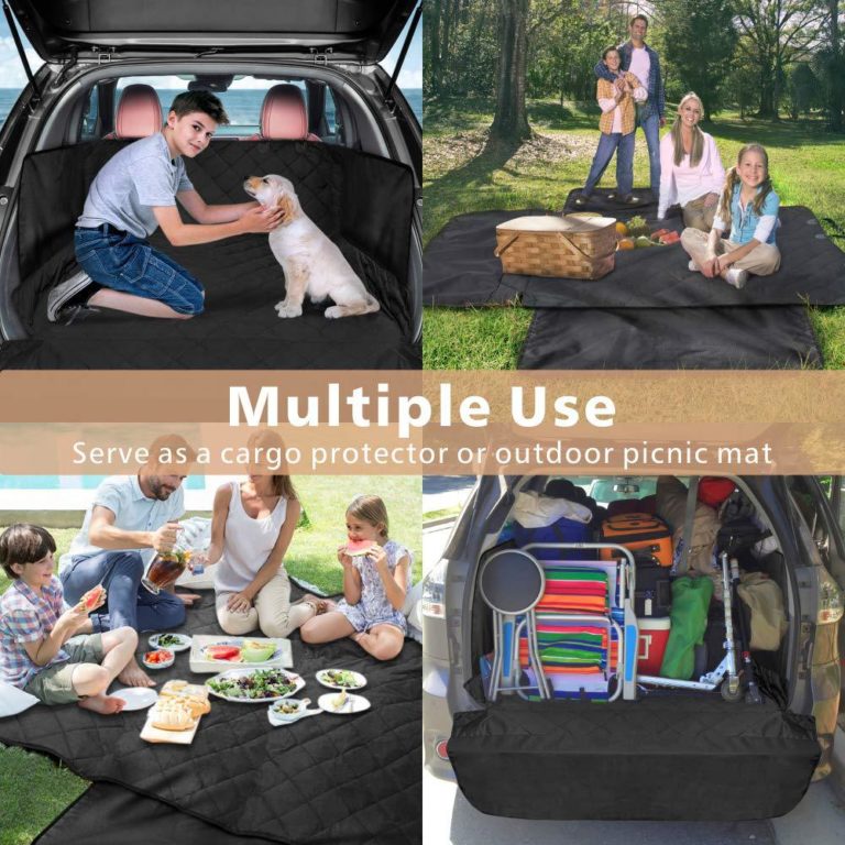 ⁦Dog Car Seat Cover Trunk Case Transporter Seat Cover Trunk Protection⁩ - الصورة ⁦3⁩