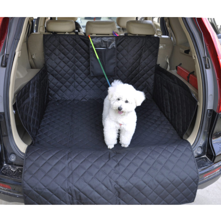 ⁦Dog Car Seat Cover Trunk Case Transporter Seat Cover Trunk Protection⁩ - الصورة ⁦2⁩