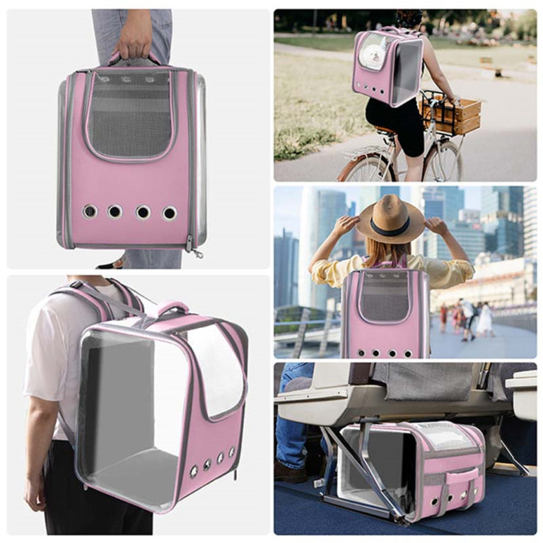 Cat Carrier Bags Breathable Backpack Travel Transparrent - Image 3