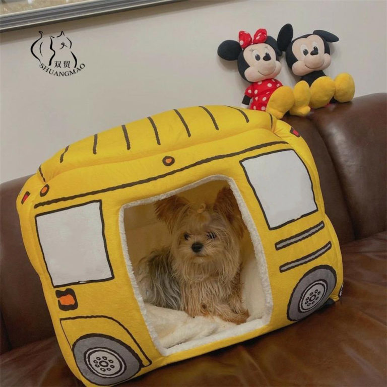 2 In1 Pet Dog House for Small Dogs Bed Winter Warm Puppy Pads Sofa Removable Washable dirt