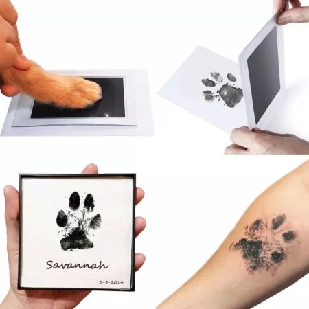 1PC Super Large Pet Handprint or Footprint Contactless Stamp Pad 100% Non-toxic and Mess-free