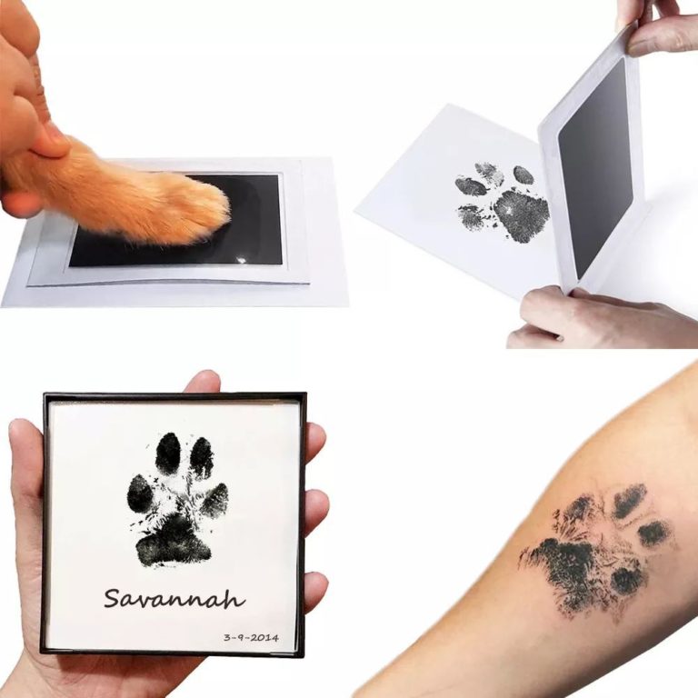 1PC Super Large Pet Handprint or Footprint Contactless Stamp Pad 100% Non-toxic and Mess-free