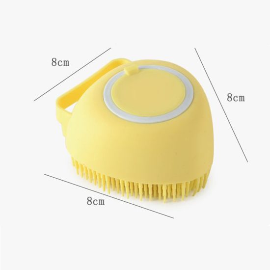 Bathroom  Puppy Big Dog Cat Bath Massage Brush Soft Safety Silicone Tools - Image 3
