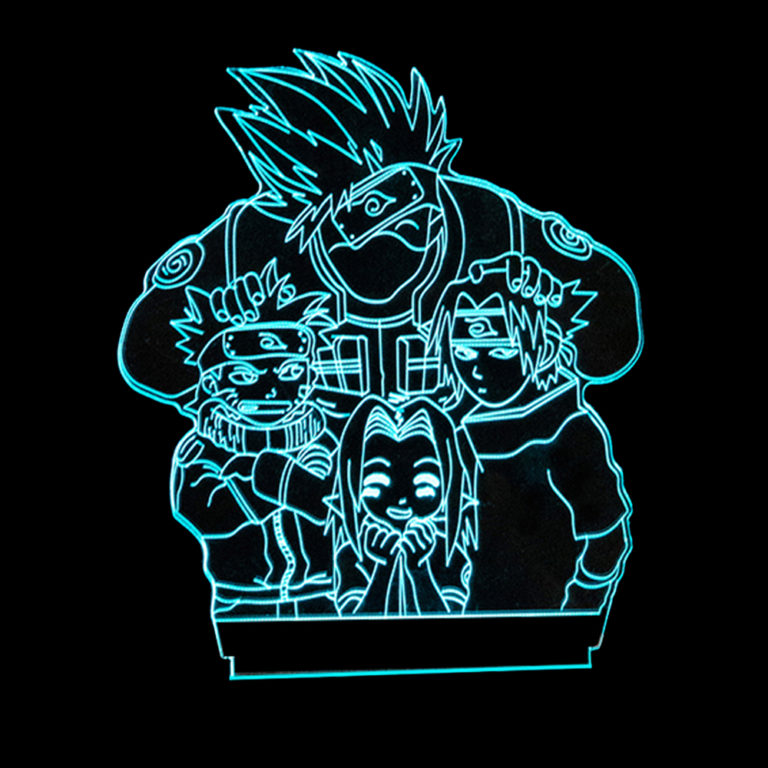 Naruto 3D Night Light Acrylic Sheet - Image 3
