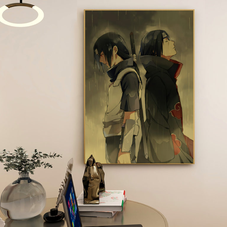 Decorative Painting Sasuke Itachi Anime Character Poster For Room Art Prints Modern Home Decor