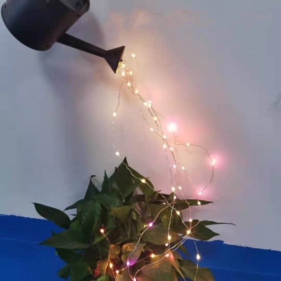 Solar Powered Watering Can Sprinkles Fairy Waterproof for Outdoor Garden Lighting Lawn Courtyard Decor - Image 3
