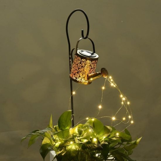 Solar Powered Watering Can Sprinkles Fairy Waterproof for Outdoor Garden Lighting Lawn Courtyard Decor - Image 2