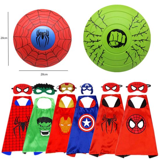 Children Captain America Cloak/shield/gloves Cosplay Avenger Mask Game Weapon Toy Gift - Image 3