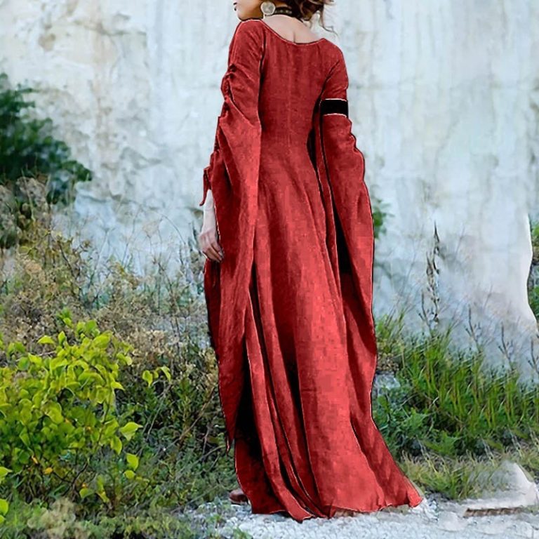 Sexy Slim Robes Medieval Hooded Long Sleeve Cloak Capes Women For Party Dress Witch Vampire Carnival Cosplay Costumes - Image 3