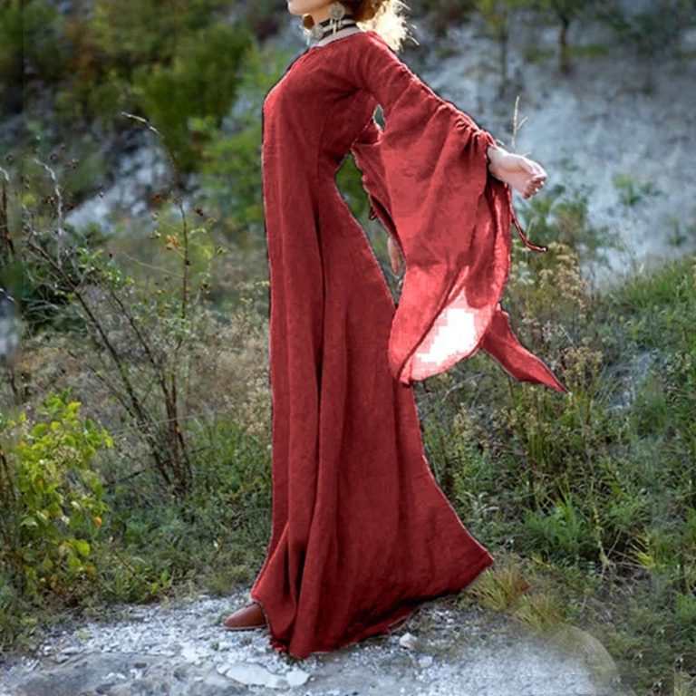 Sexy Slim Robes Medieval Hooded Long Sleeve Cloak Capes Women For Party Dress Witch Vampire Carnival Cosplay Costumes - Image 4