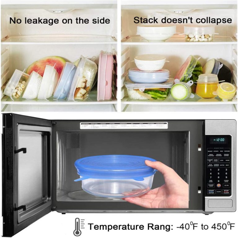 ⁦Stretchy Silicone Wrap Cover Keeping Fresh Food⁩ - الصورة ⁦3⁩