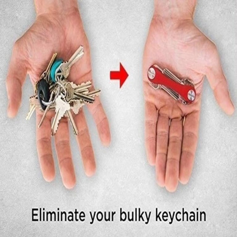 Smart key Clip Aluminum Organizer Keychain Outdoor - Image 2