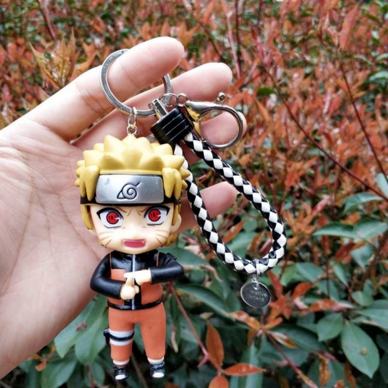 Naruto Figure Keychain for Car Keys Anime For Men Women Gift