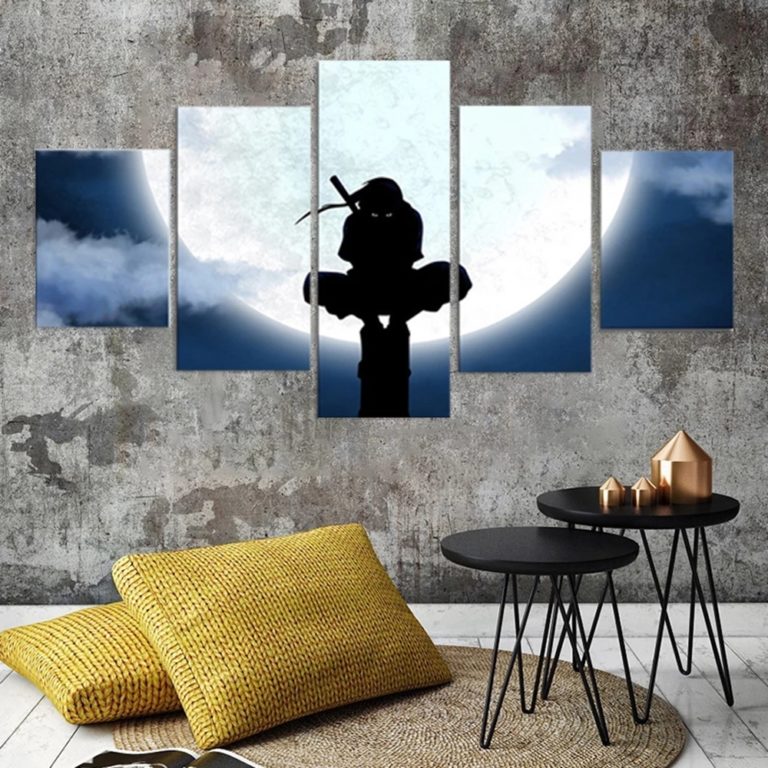 5 Piece Anime Itachi Canvas Painting Poster For Modern Living Room Bedroom Home Cuadros Decor Gifts