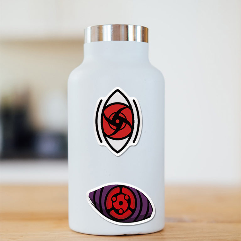 50pcs/Pack  Sharingan Logo Stickers Waterproof For Skateboard Motorcycle Guitar Luggage Laptop Sticker - Image 3