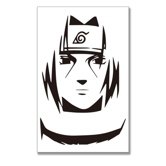 Naruto Sharingan Tattoo Stickers Anime Uchiha Itachi Waterproof Temporary Tattoo Stickers - Image 3