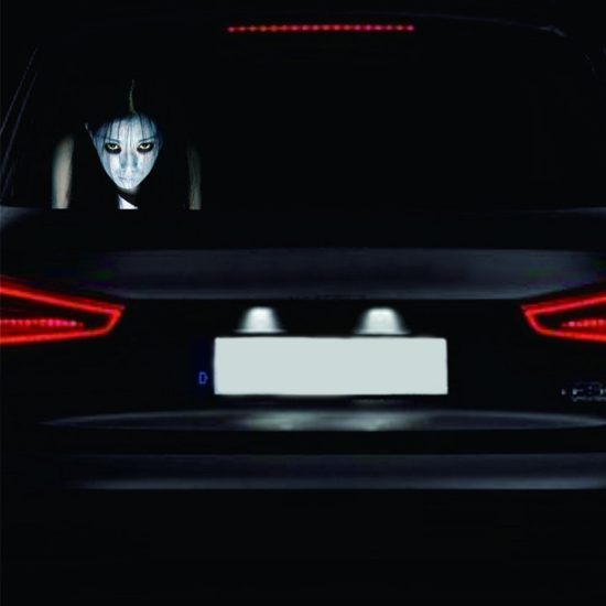 Car Rear Window Ghost Stickers 3DDR Reflective Auto Sticker For Universal Cars Styling Stickers - Image 2