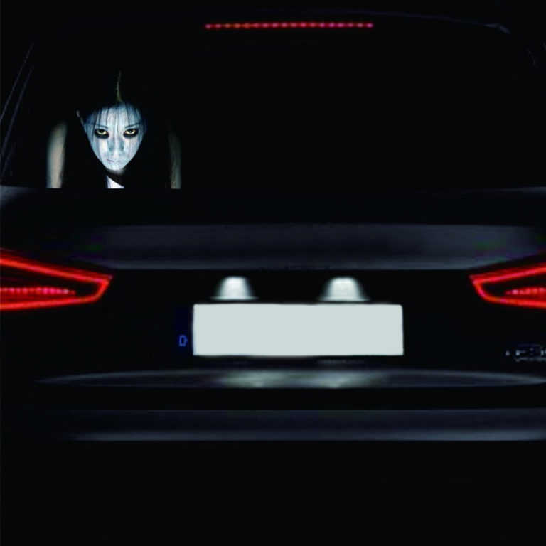 Car Rear Window Ghost Stickers 3DDR Reflective Auto Sticker For Universal Cars Styling Stickers - Image 2