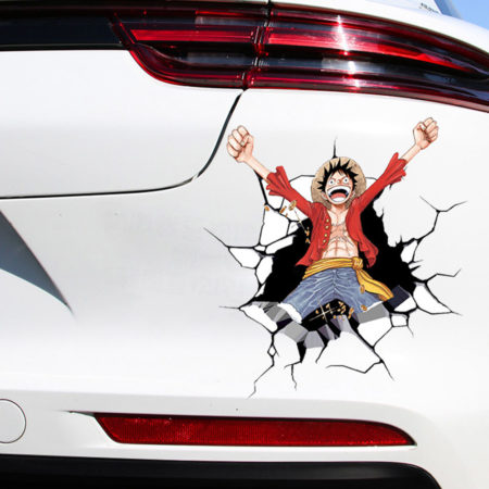 Car Sticker Anime For One Piece 1PC 8 Styles
