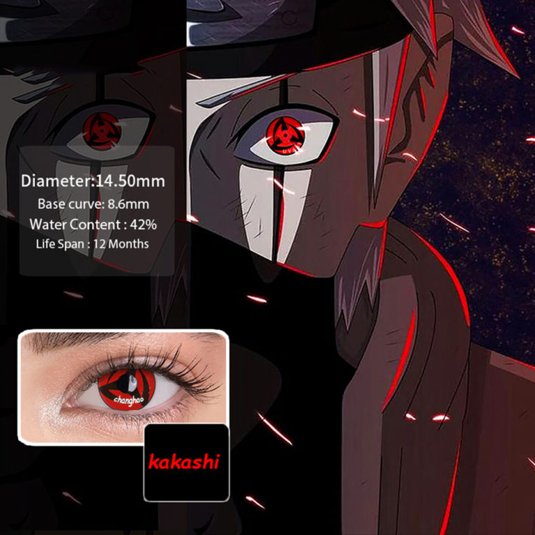 Naruto Cosplay Anime Eyes Lenses for Eyes Uchiha Sasuke Kakashi Itachi - Image 2
