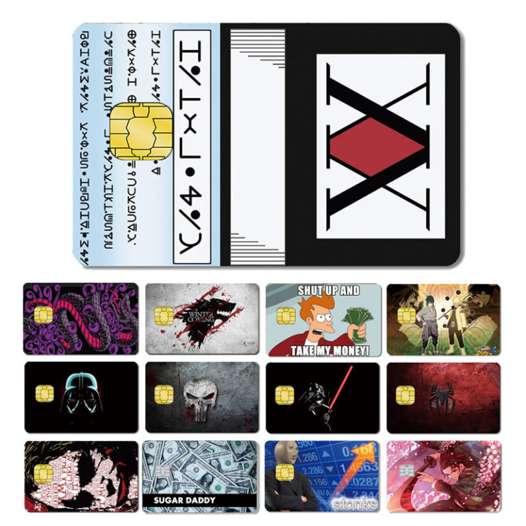 Fashion Joker Sticker for Large Small Chip Debit Credit Card