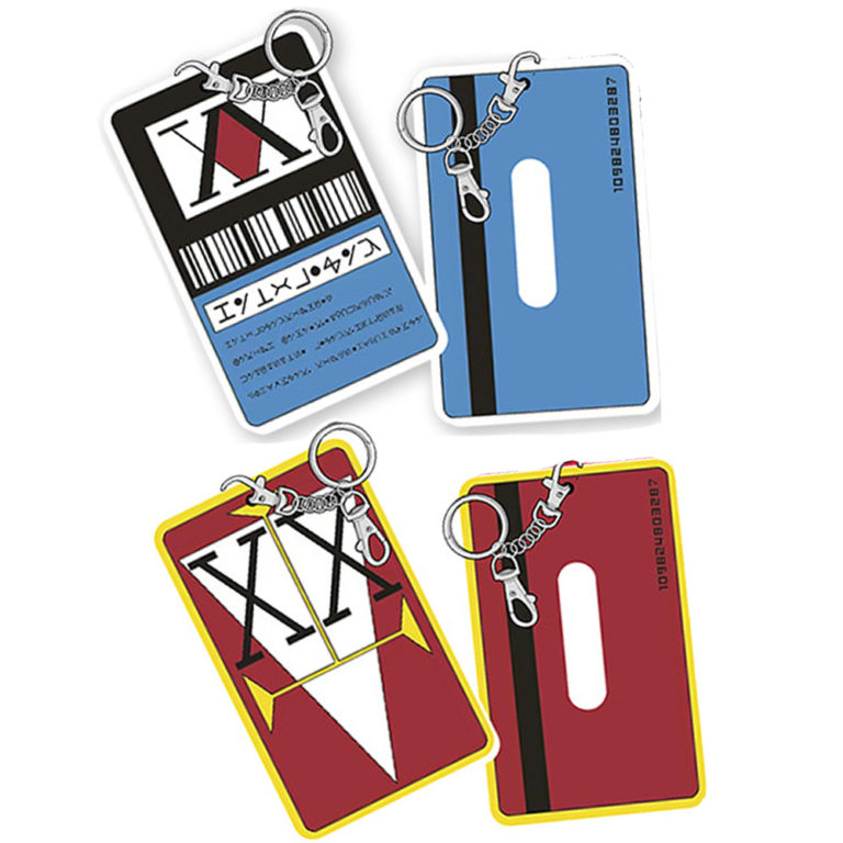 Anime Hunter x Hunter License Card Holder Case Hisoka Kurapika Killua Zoldyck PVC Cover Pendant Key Ring - Image 2
