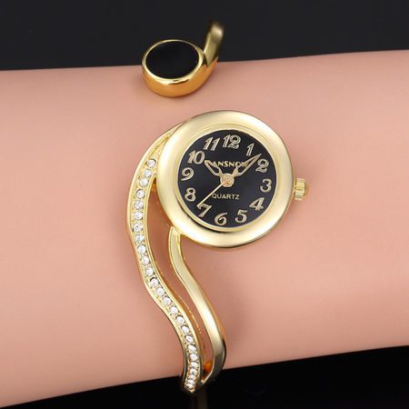 Luxury Bracelet Watch Gold Silver Wristwatch Gift for Women reloj mujer