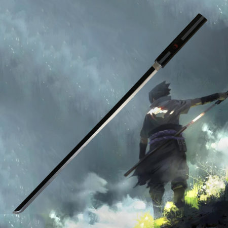 Anime Sasuke Sword Weapon Prop Role Playing Weapon PU  Model Decorate